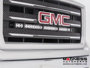 GMC Sierra 1500 30in Single Row Curved CREE LED Grill Kit by Rough Country (2014 - 2018)